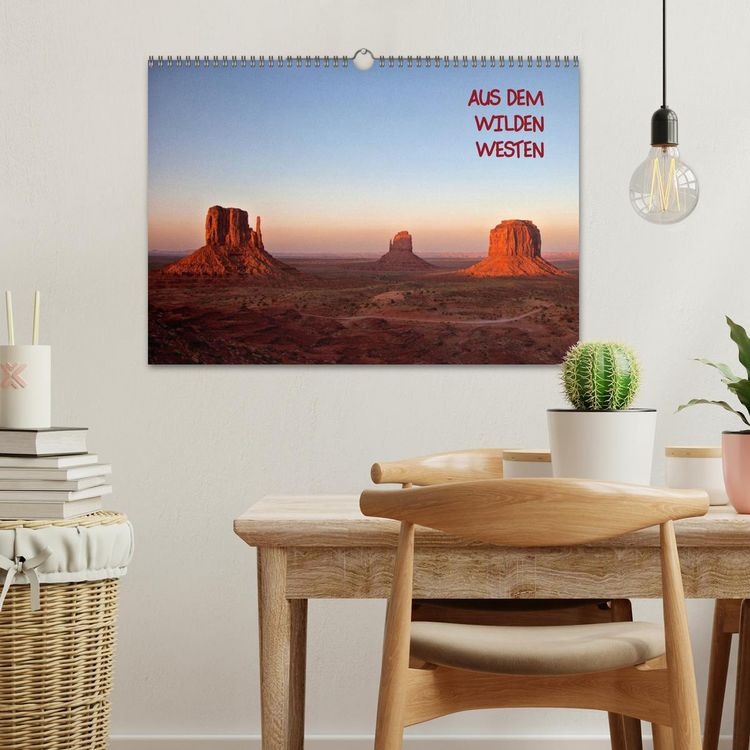 Produktbild: Aus dem wilden Westen (Wandkalender 2026 DIN A3 quer), CALVENDO Monatskalender