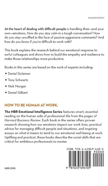 Produktbild: Dealing with Difficult People (HBR Emotional Intelligence Series)