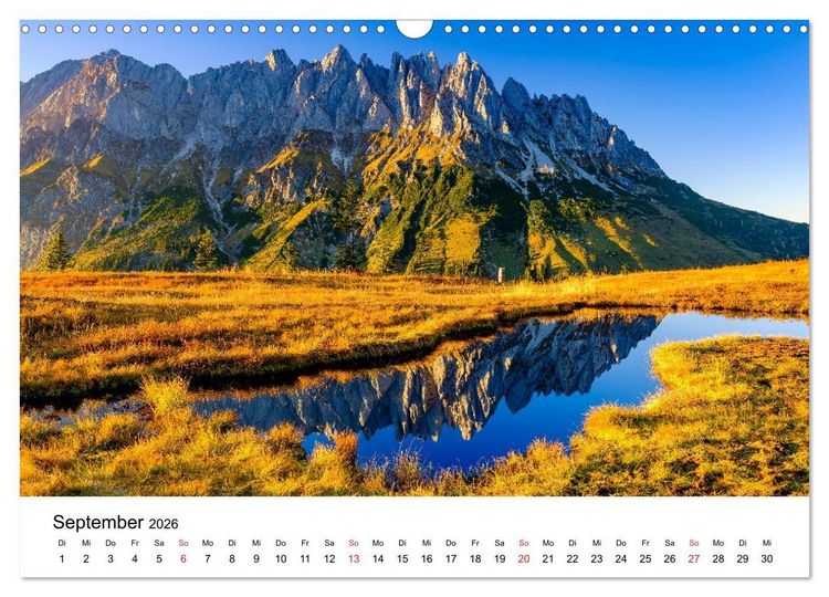 Produktbild: Berchtesgadener Berge im Licht (Wandkalender 2026 DIN A3 quer), CALVENDO Monatskalender