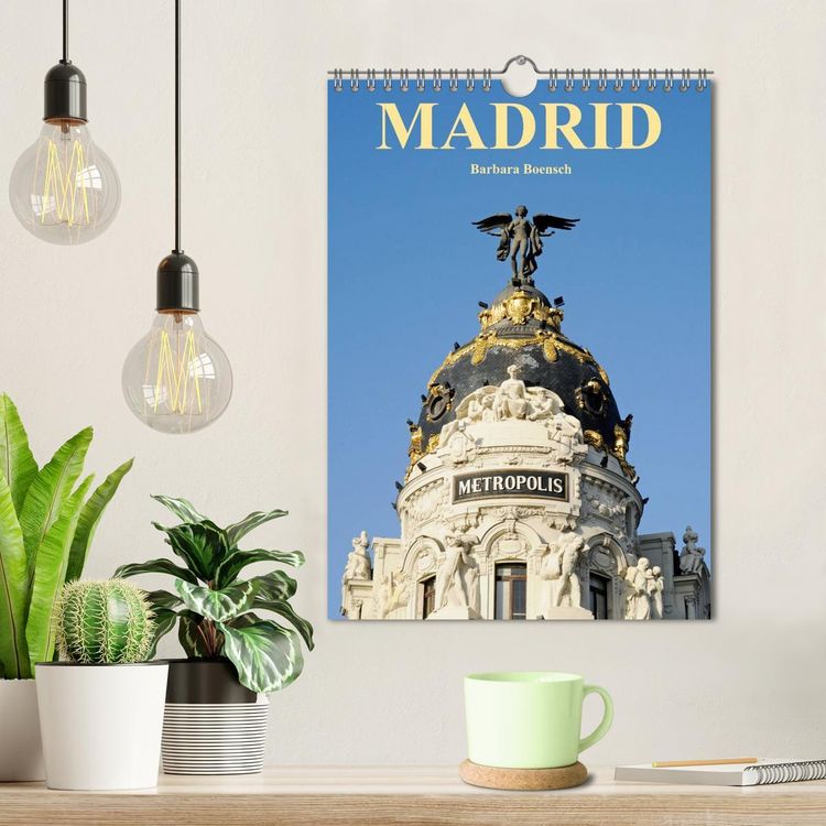 Produktbild: Madrid (Wandkalender 2026 DIN A4 hoch), CALVENDO Monatskalender