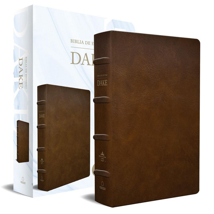 Produktbild: Biblia de Estudio Dake, Rvr 1960 Tama&ntilde;o Grande, Piel Marr&atilde;3n / Spanish Rvr 1960 Dake Study Bible, Large Size, Brown Leather