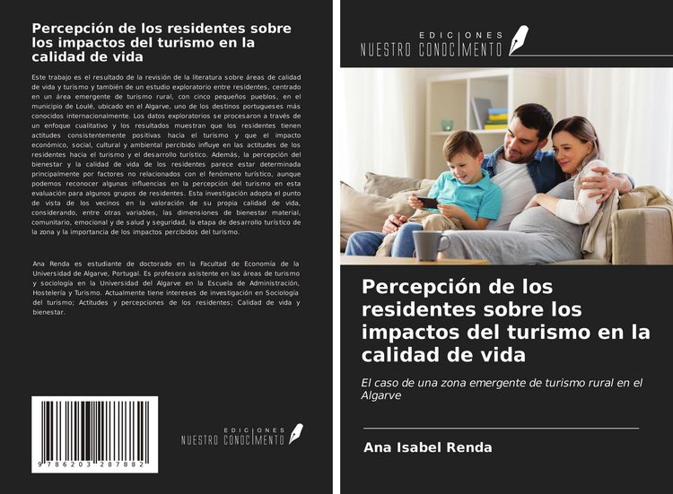 Produktbild: Percepci&oacute;n de los residentes sobre los impactos del turismo en la calidad de vida