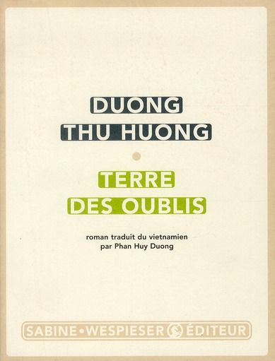 Produktbild: Terre des oublis