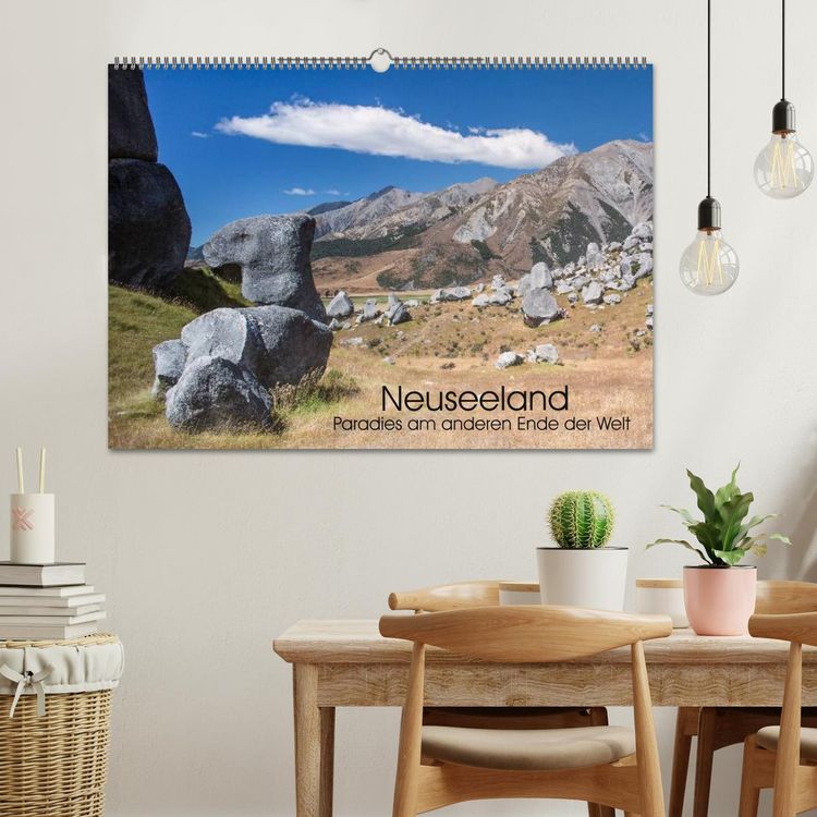 Produktbild: Neuseeland - Paradies am anderen Ende der Welt (Wandkalender 2026 DIN A2 quer), CALVENDO Monatskalender