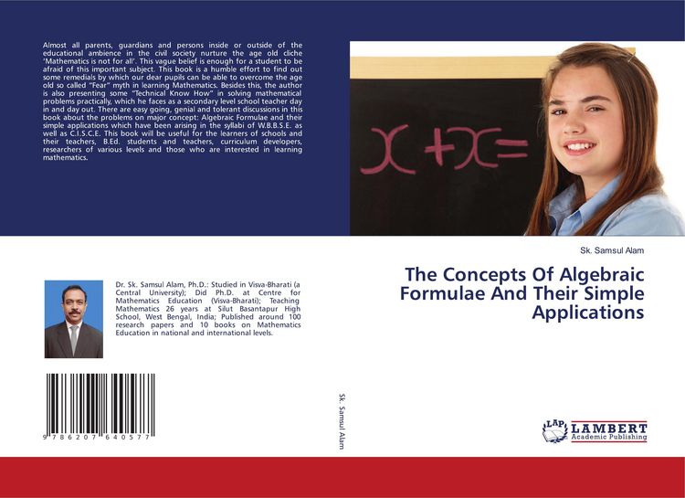 Produktbild: The Concepts Of Algebraic Formulae And Their Simple Applications