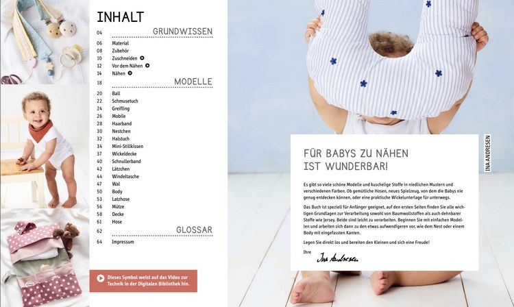 Produktbild: N&auml;hen f&uuml;r Babys (kreativ.startup.)