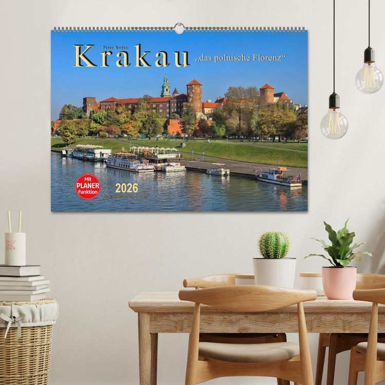 Produktbild: Krakau - das polnische Florenz (Wandkalender 2026 DIN A2 quer), CALVENDO Monatskalender