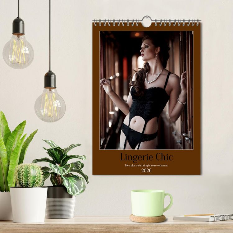Produktbild: Lingerie Chic (Calendrier mural 2026 DIN A4 horizontal), CALVENDO calendrier mensuel