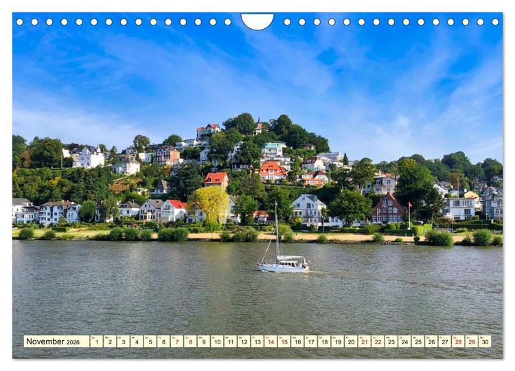 Produktbild: Die malerische Elbe (Wandkalender 2026 DIN A4 quer), CALVENDO Monatskalender