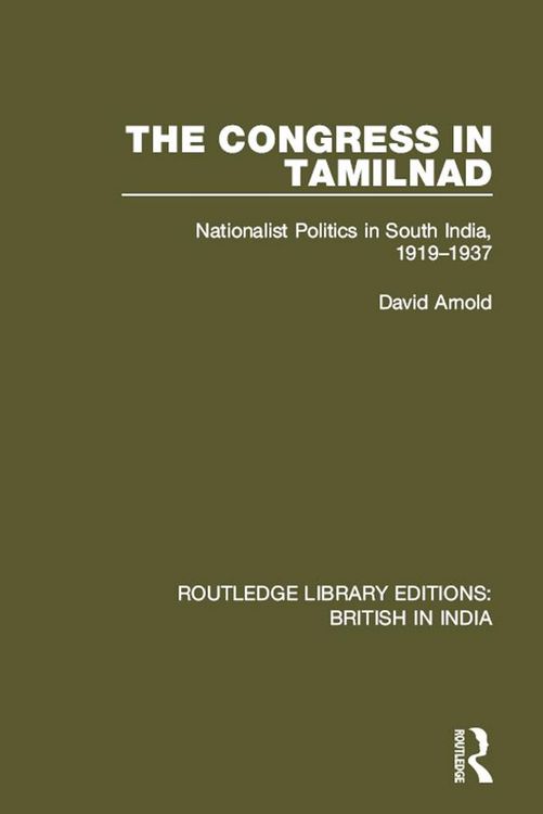Produktbild: The Congress in Tamilnad