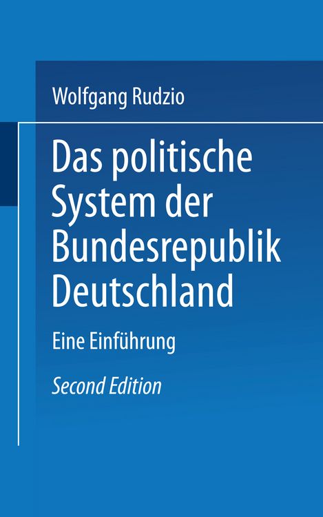 Produktbild: Das politische System der Bundesrepublik Deutschland