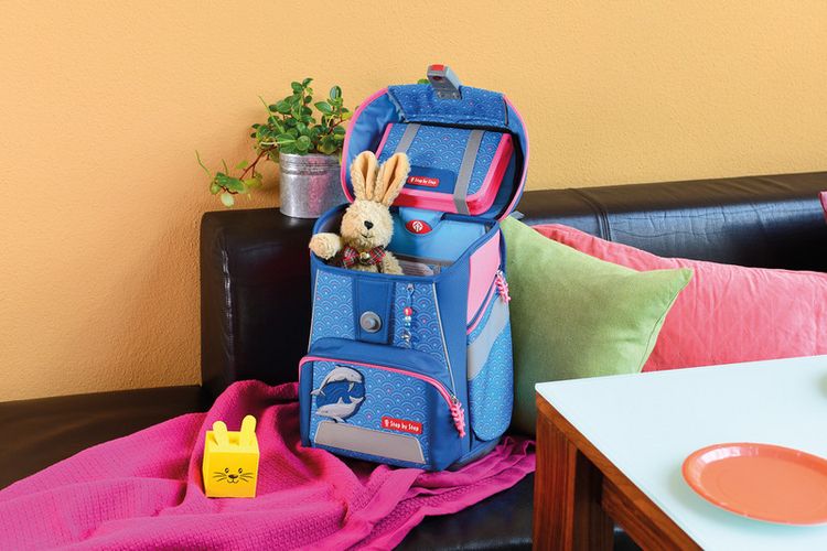 Produktbild: 2IN1 PLUS Schulranzen-Set Dolphin Pippa, 6-teilig