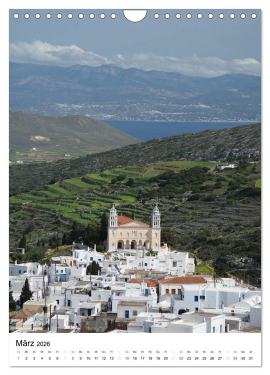 Produktbild: Liebenswertes Paros, Insel der Kykladen (Wandkalender 2026 DIN A4 hoch), CALVENDO Monatskalender