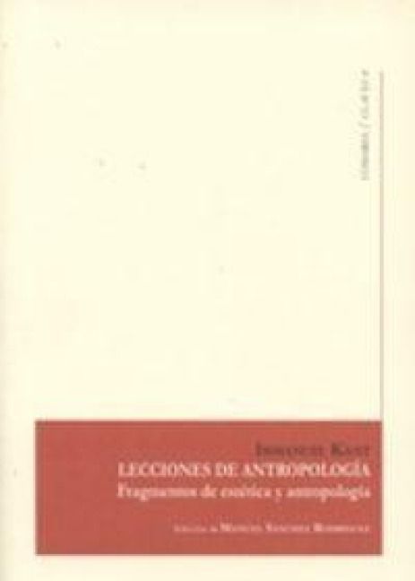 Produktbild: Lecciones de antropolog&iacute;a : fragmentos de est&eacute;tica y antropolog&iacute;a