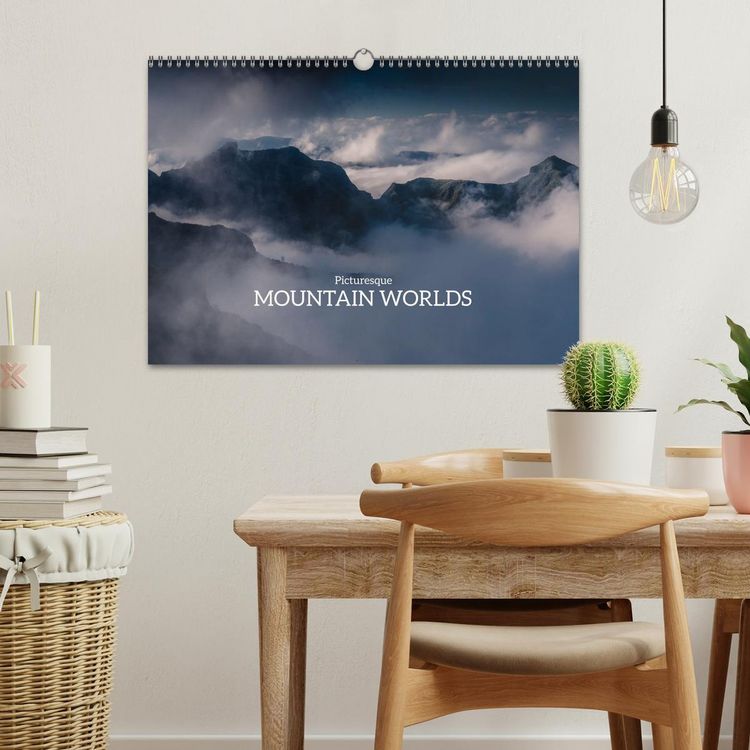 Produktbild: Picturesque Mountain Worlds (Wall Calendar 2026 DIN A3 landscape), CALVENDO 12 Month Wall Calendar