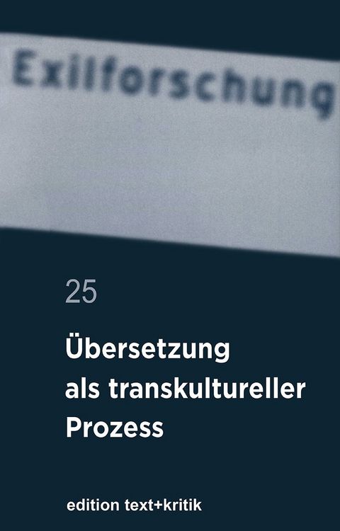 Produktbild: &Uuml;bersetzung als transkultureller Prozess