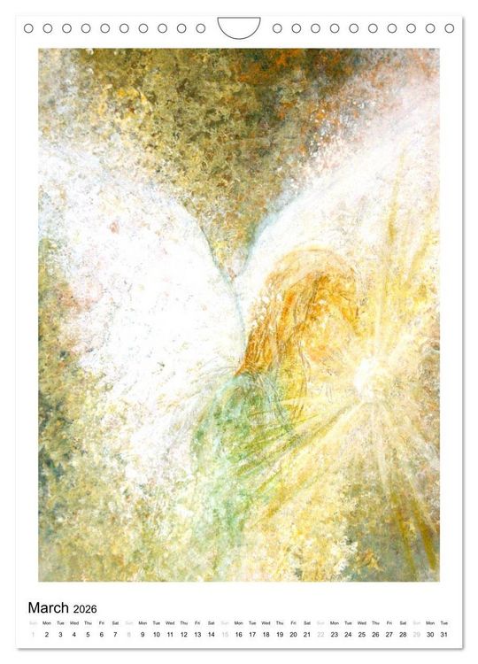 Produktbild: Angel paintings (Wall Calendar 2026 DIN A4 portrait), CALVENDO 12 Month Wall Calendar