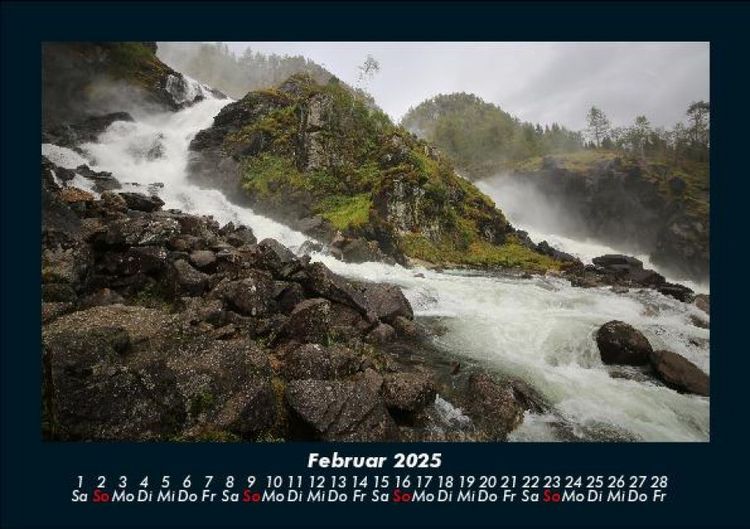 Produktbild: Wasserf&auml;lle 2025 Fotokalender DIN A5