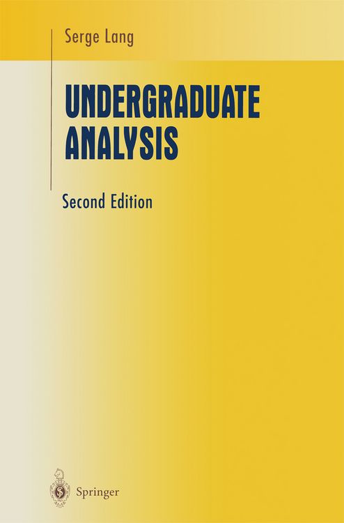 Produktbild: Undergraduate Analysis