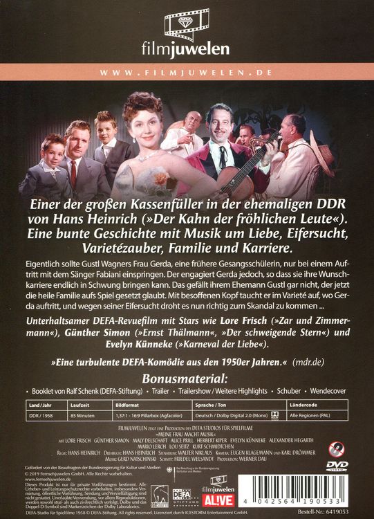 Produktbild: Meine Frau macht Musik (DEFA Filmjuwelen) (DDR)