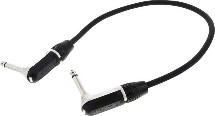 Produktbild: Cordial CFI0,3RR Klinke Klinken Kabel [1x Klinkenstecker 6.35 mm - 1x Klinkenstecker 6.35 mm] 30.00 cm Schwarz