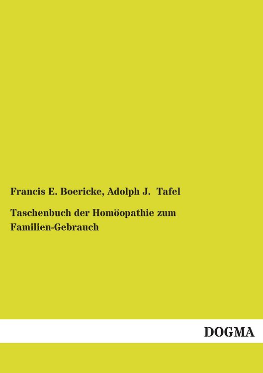 Produktbild: Taschenbuch der Hom&ouml;opathie zum Familien-Gebrauch