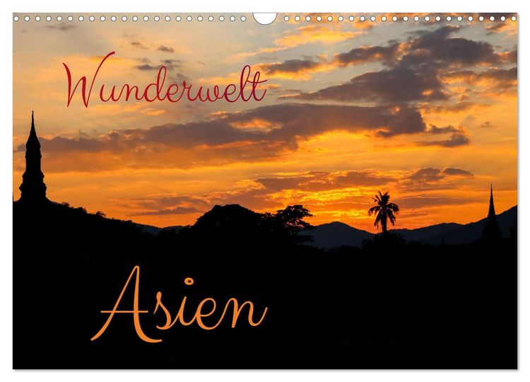 Produktbild: Wunderwelt Asien (Wandkalender 2026 DIN A3 quer), CALVENDO Monatskalender