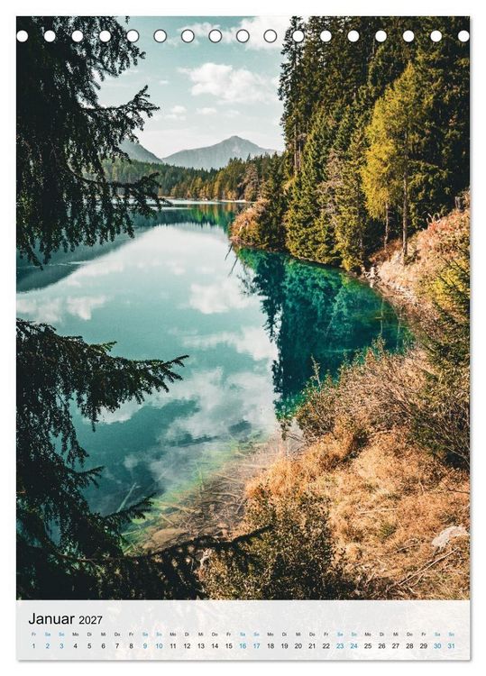 Produktbild: Wundersch&ouml;nes S&uuml;dtirol 2027 (Tischkalender 2027 DIN A5 hoch), CALVENDO Monatskalender