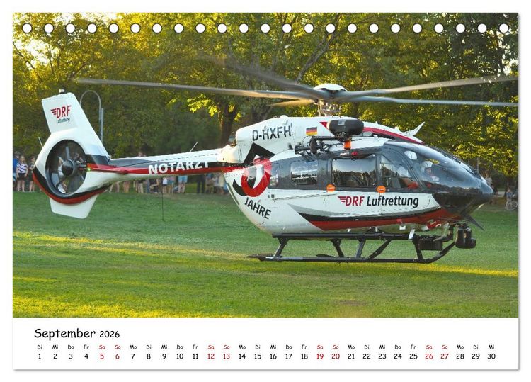 Produktbild: Wo Kraft schwebt und Pr&auml;zision fliegt (Tischkalender 2026 DIN A5 quer), CALVENDO Monatskalender