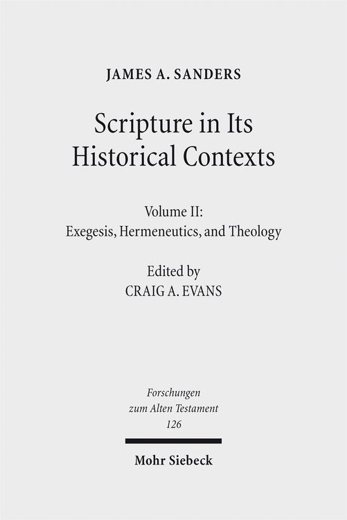 Produktbild: Scripture in Its Historical Contexts