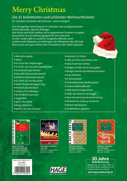 Produktbild: Merry Christmas f&uuml;r B-Instrumente