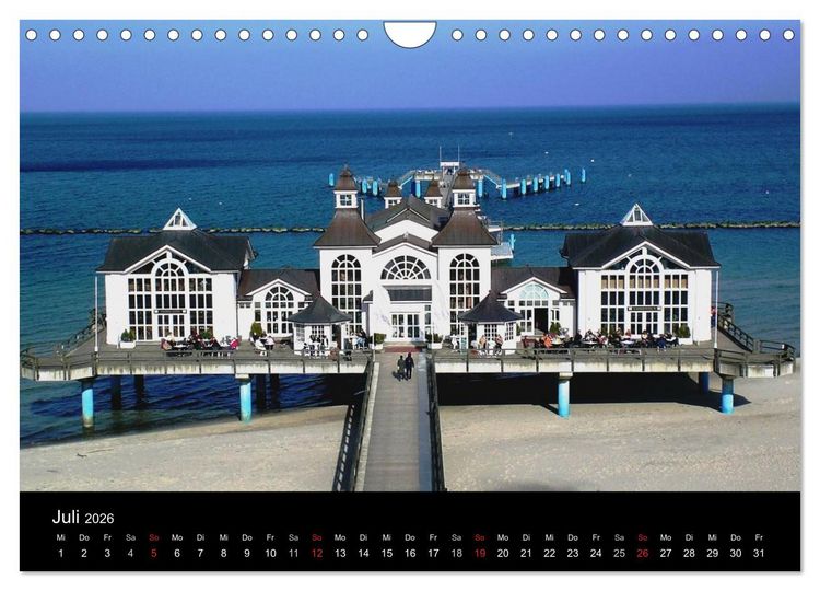 Produktbild: Die Ostsee - Ein Jahr am Meer (Wandkalender 2026 DIN A4 quer), CALVENDO Monatskalender