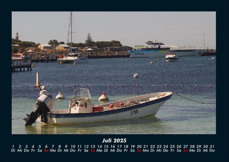 Produktbild: Boote 2025 Fotokalender DIN A4