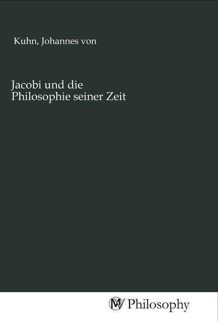 Produktbild: Jacobi und die Philosophie seiner Zeit
