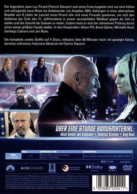 Produktbild: STAR TREK: Picard - Staffel 2 [4 DVDs]