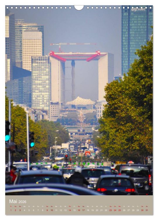 Produktbild: Erlebe mit mir Paris (Wandkalender 2026 DIN A3 hoch), CALVENDO Monatskalender