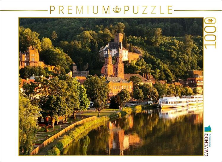 Produktbild: CALVENDO Puzzle Miltenberg am Main im Schein der sommerlichen Abendsonne | 1000 Teile Lege-Gr&ouml;&szlig;e 64x48cm Foto-Puzzle f&uuml;r gl&uuml;ckliche Stunden