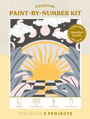 Produktbild: Mindful Crafts Celestial Paint by Number Kit