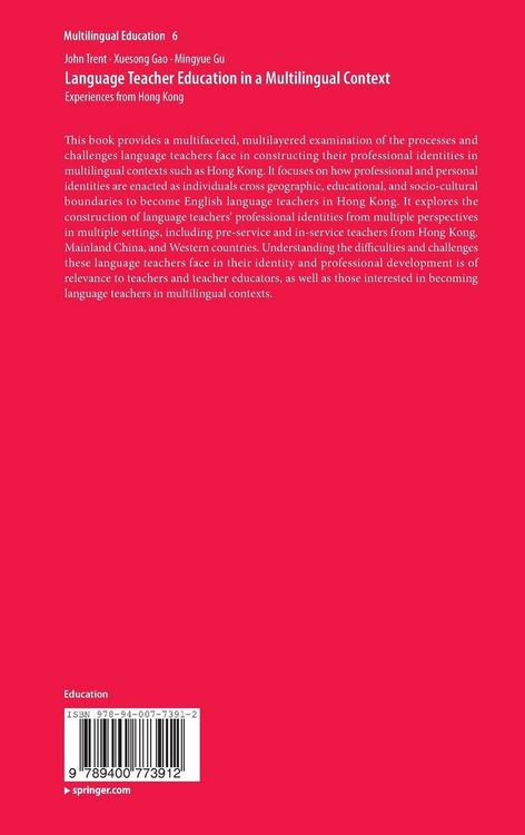 Produktbild: Language Teacher Education in a Multilingual Context