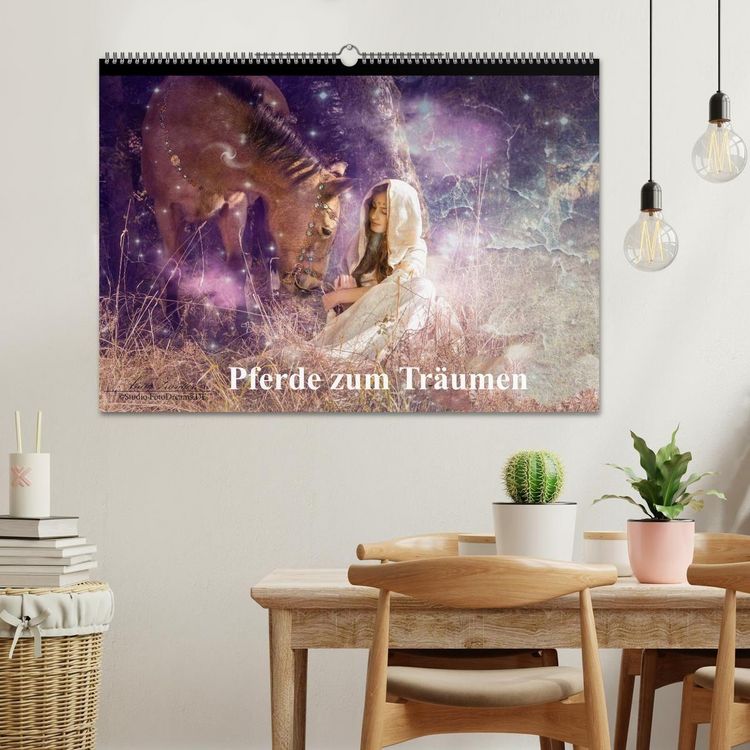 Produktbild: Pferde zum Tr&auml;umen (Wandkalender 2027 DIN A2 quer), CALVENDO Monatskalender