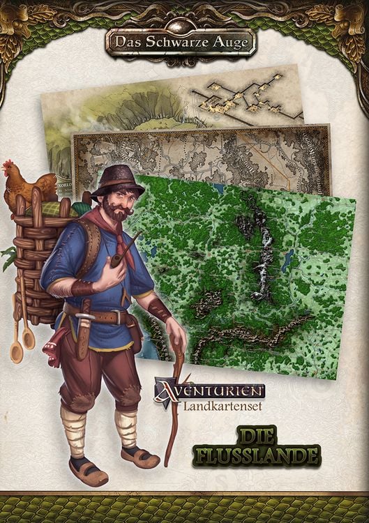 Produktbild: DSA - Landkartenset Die Flusslande