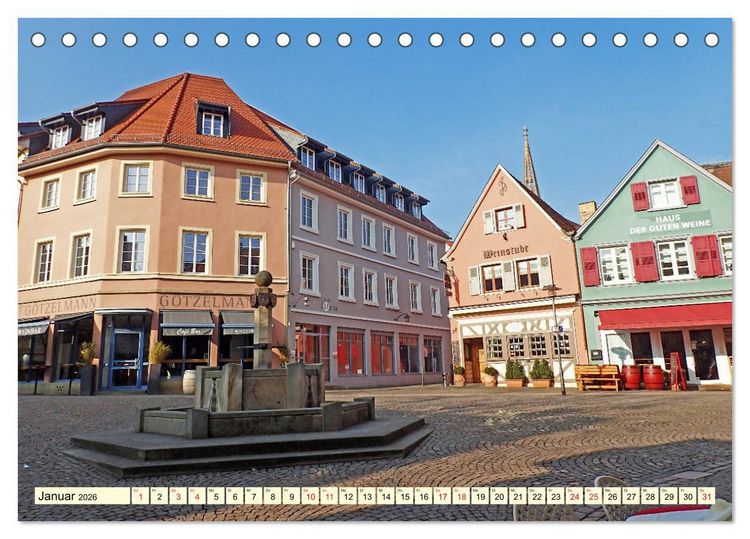 Produktbild: Bad D&uuml;rkheim - Wein, Gradierwerk und Riesenfa&szlig; (Tischkalender 2026 DIN A5 quer), CALVENDO Monatskalender