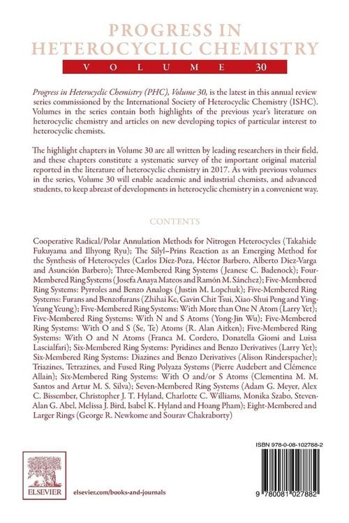 Produktbild: Progress in Heterocyclic Chemistry