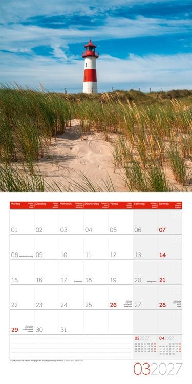 Produktbild: Deutschland Kalender 2027 - 30x30 - Art12