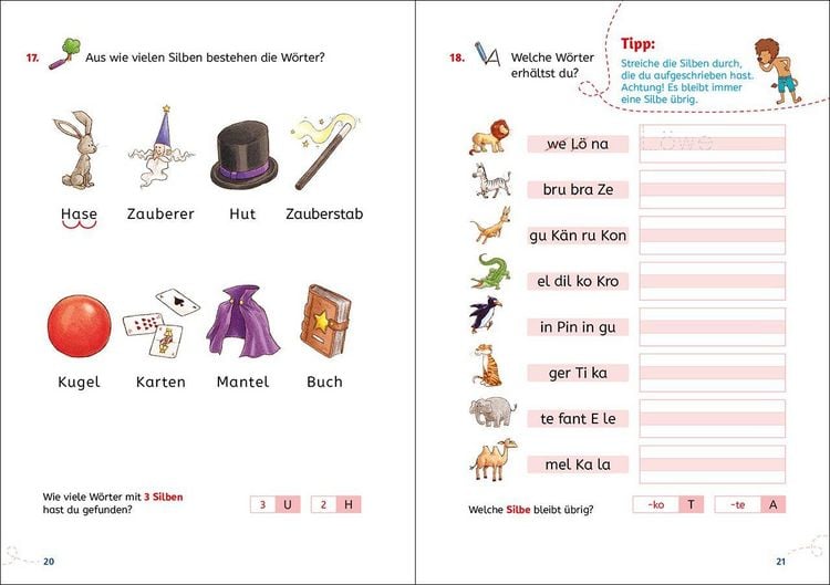 Produktbild: Lesel&ouml;wen Lernhilfen - Lesen lernen - 1. Klasse