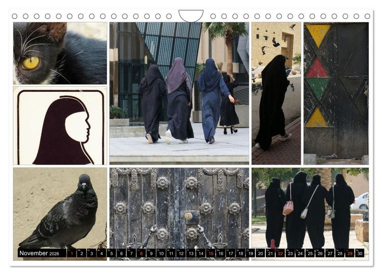 Produktbild: Saudi Arabiens Farben (Wandkalender 2026 DIN A4 quer), CALVENDO Monatskalender