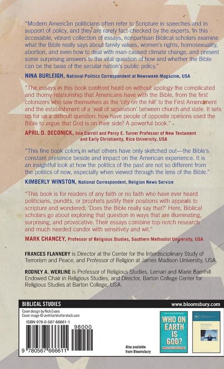 Produktbild: The Bible in Political Debate