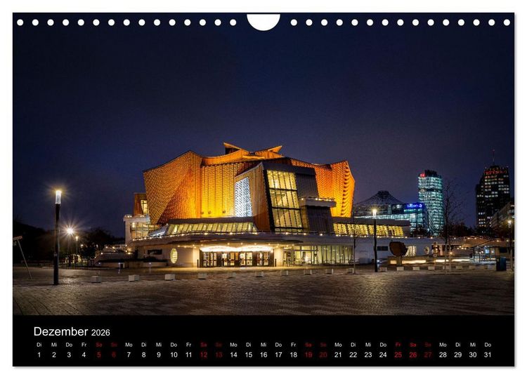 Produktbild: Eine Reise durch Berlin bei Nacht (Wandkalender 2026 DIN A4 quer), CALVENDO Monatskalender