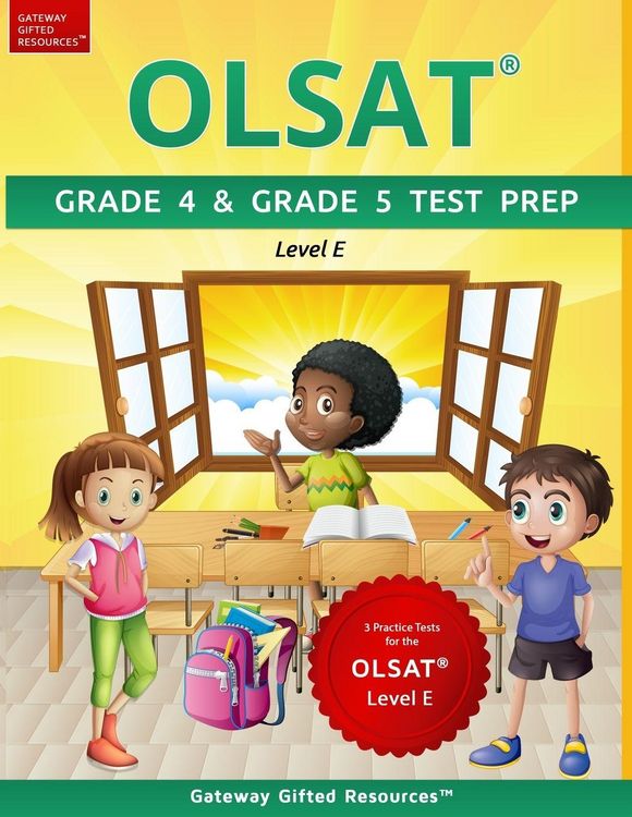 Produktbild: OLSAT Grade 4 & Grade 5 Test Prep Level E