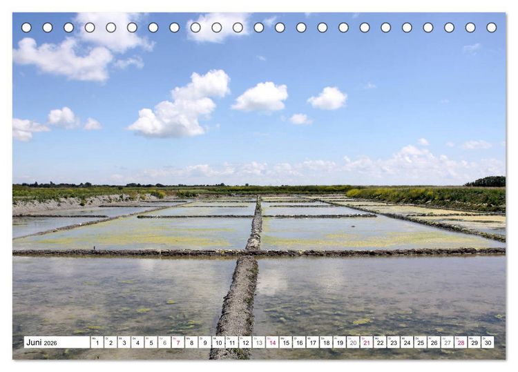 Produktbild: &Icirc;le de R&eacute; (Tischkalender 2026 DIN A5 quer), CALVENDO Monatskalender